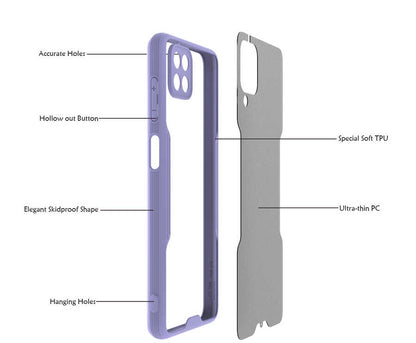 Galaxy M12 Kılıf Zore Parfe Kapak