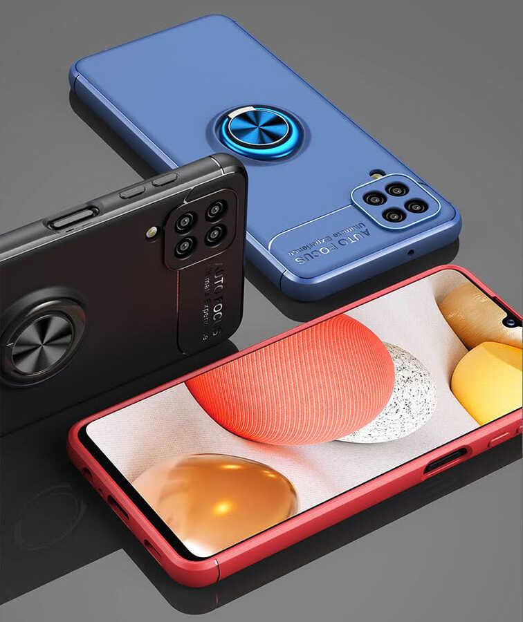 Galaxy M12 Kılıf Zore Ravel Silikon Kapak