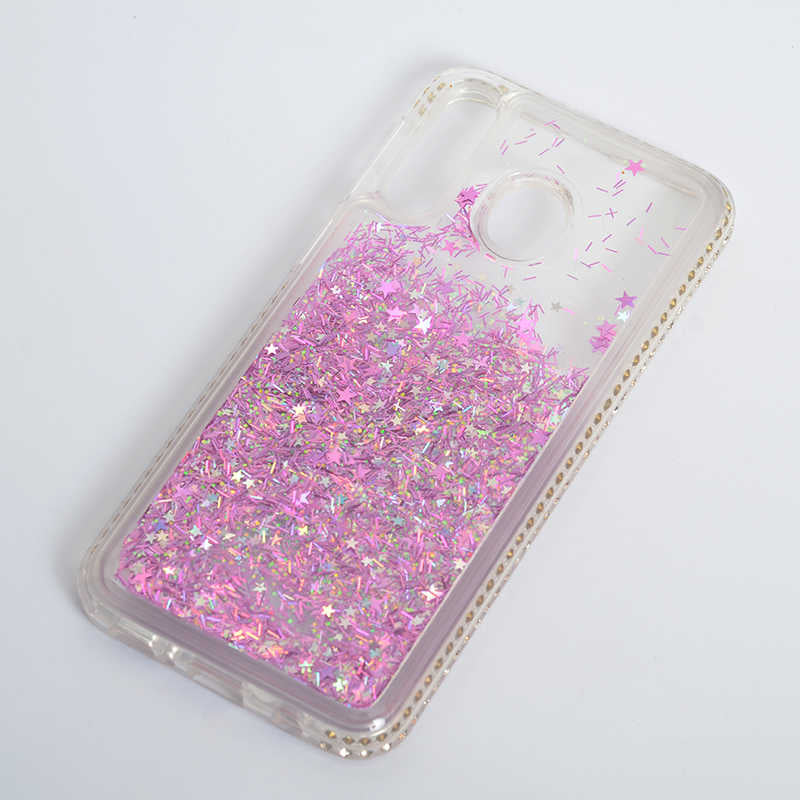 Galaxy M30 Kılıf Zore Sıralı Sıvılı Silikon