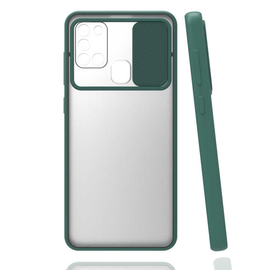 Galaxy M31 Kılıf Zore Lensi Kapak