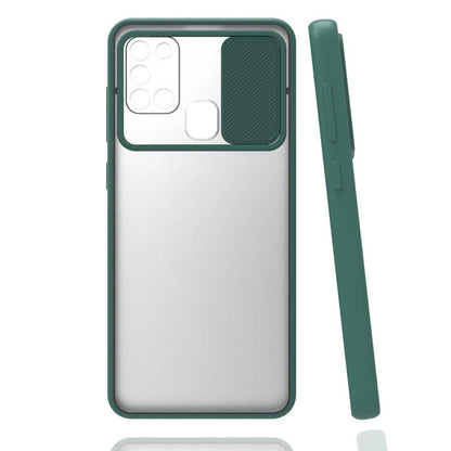 Galaxy M31 Kılıf Zore Lensi Kapak