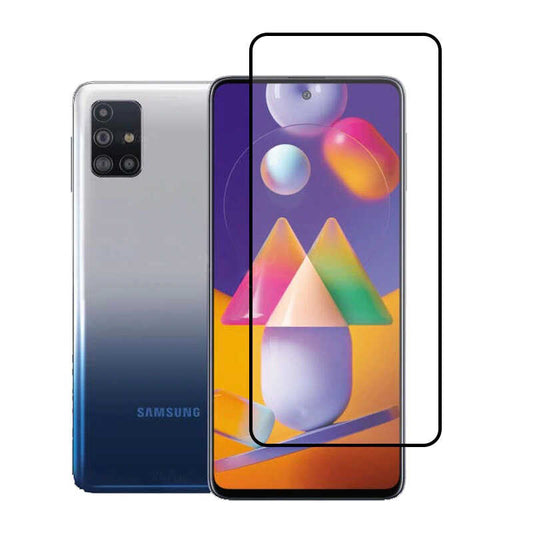 Galaxy M31S Zore Kenarları Kırılmaya Dayanıklı Cam Ekran Koruyucu