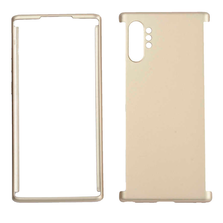 Galaxy Note 10 Plus Kılıf Zore 360 3 Parçalı Rubber Kapak