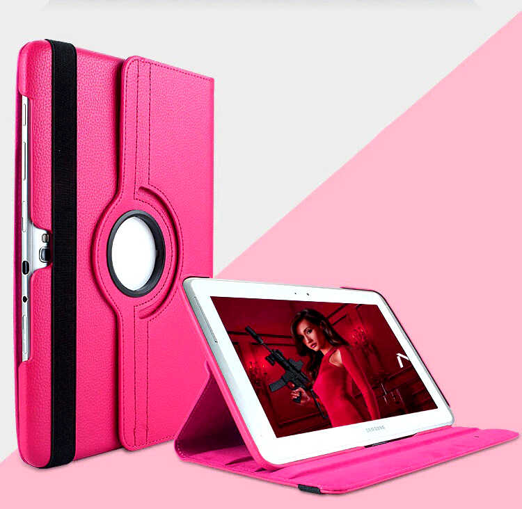 Galaxy Note 10.1 N8000 Zore Dönebilen Standlı Kılıf