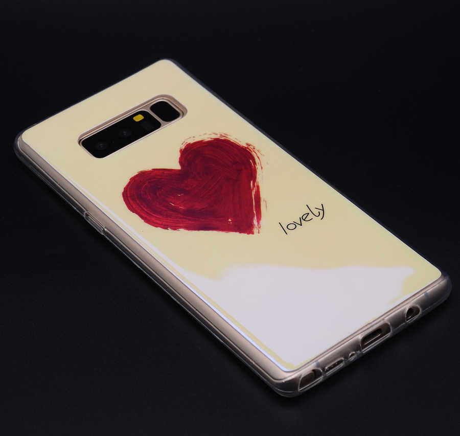 Galaxy Note 8 Kılıf Zore Fani Silikon