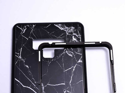 Galaxy Note 9 Kılıf Zore Mermerli Devrim Cam Kapak