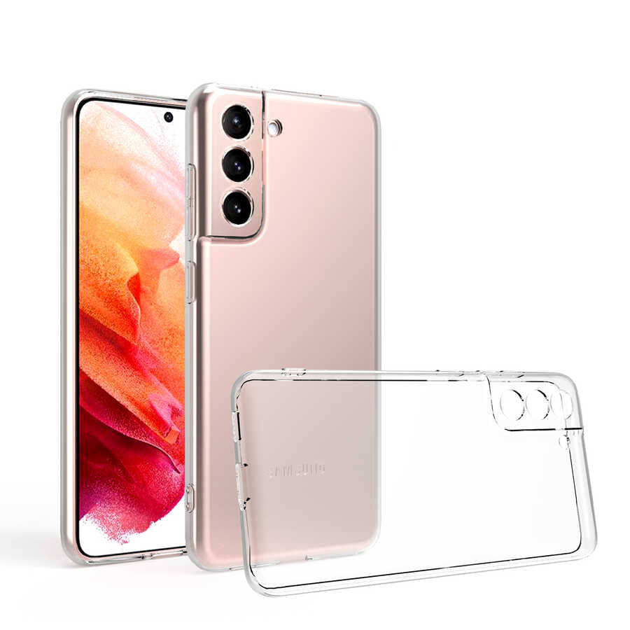 Galaxy S21 Plus Kılıf Zore Kamera Korumalı Süper Silikon Kapak
