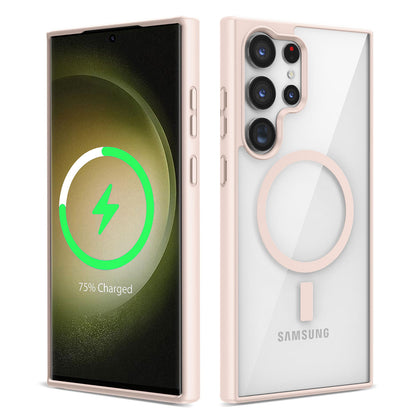 Galaxy S22 Ultra Kılıf M-safe Wireless Şarj Özellikli Silikon Zore Ege Kapak