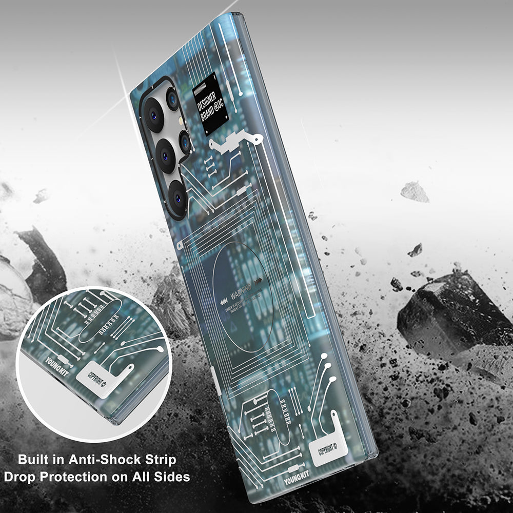 Galaxy S22 Ultra Kılıf YoungKit Technology Serisi Kapak