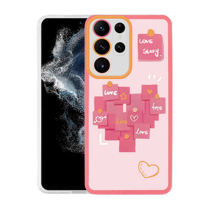 Galaxy S22 Ultra Kılıf Zore M-Fit Desenli Kapak