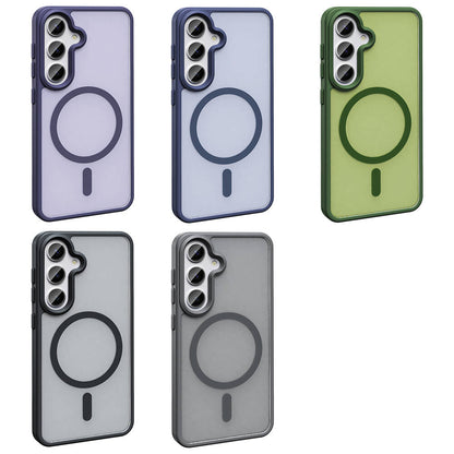 Galaxy S23 FE Kılıf M-safe Şarj Özellikli Mat Arka Yüzey Zore Sio Kapak