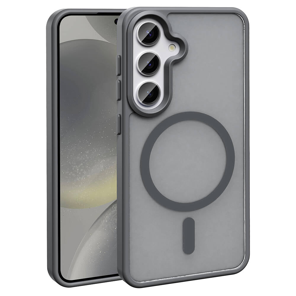 Galaxy S23 FE Kılıf M-safe Şarj Özellikli Mat Arka Yüzey Zore Sio Kapak