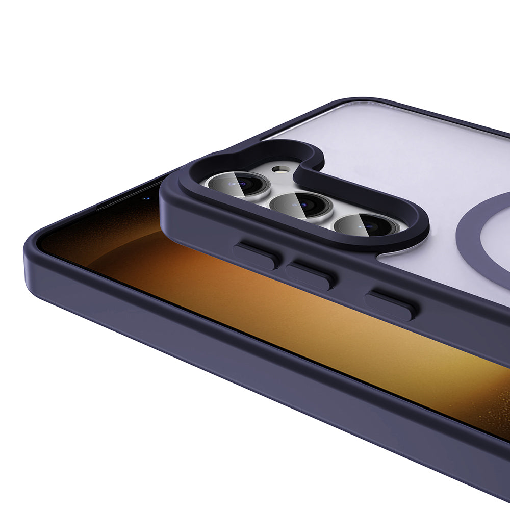 Galaxy S23 FE Kılıf M-safe Şarj Özellikli Mat Arka Yüzey Zore Sio Kapak