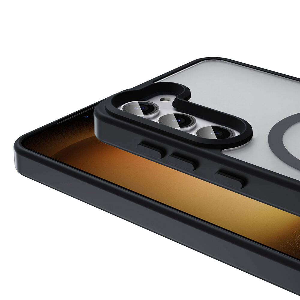 Galaxy S23 Kılıf M-safe Şarj Özellikli Mat Arka Yüzey Zore Sio Kapak