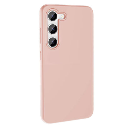 Galaxy S23 Kılıf M-safe Şarj Özellikli Sıvı Teknolojili Silinebilir Sert Zore Kivi Kapak