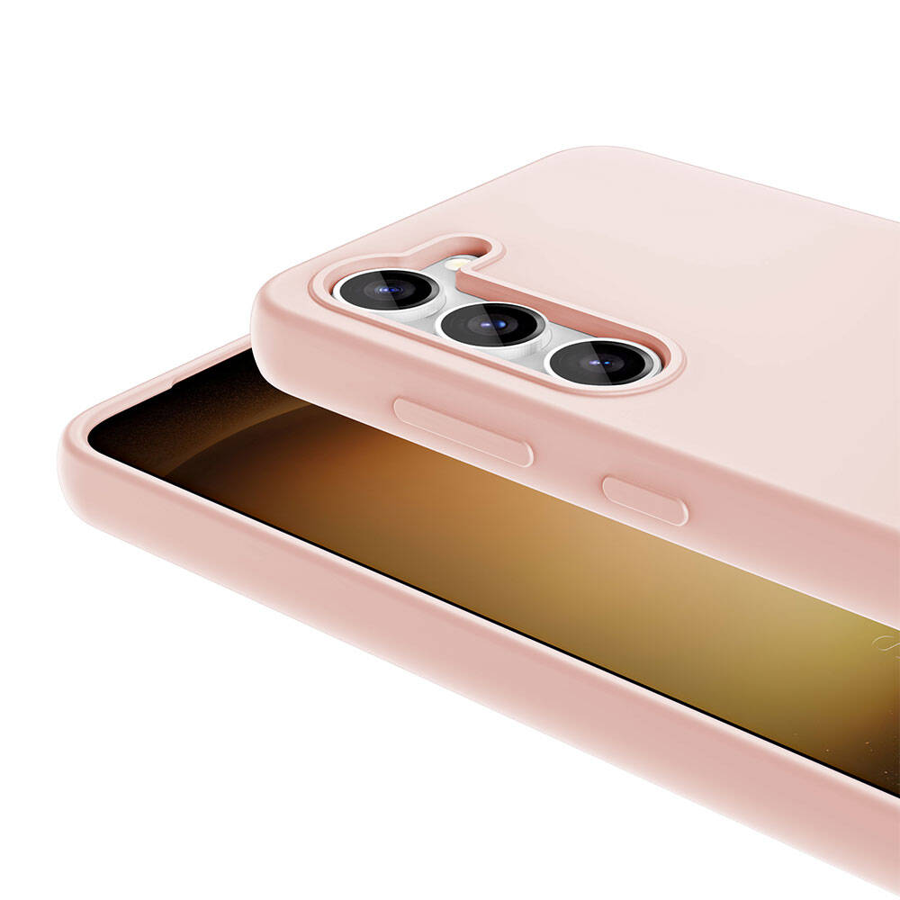 Galaxy S23 Kılıf M-safe Şarj Özellikli Sıvı Teknolojili Silinebilir Sert Zore Kivi Kapak