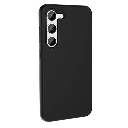 Galaxy S23 Kılıf M-safe Şarj Özellikli Sıvı Teknolojili Silinebilir Sert Zore Kivi Kapak