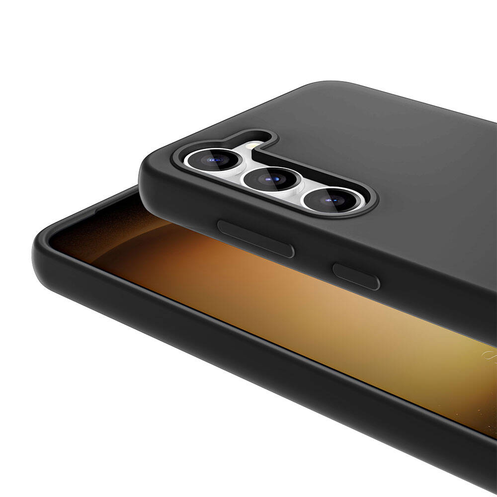 Galaxy S23 Kılıf M-safe Şarj Özellikli Sıvı Teknolojili Silinebilir Sert Zore Kivi Kapak