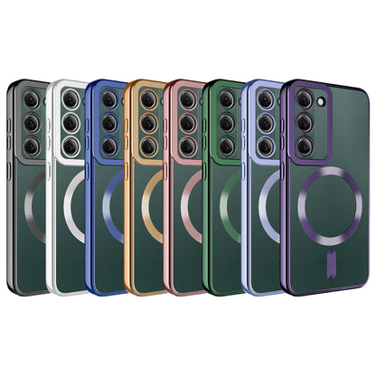 Galaxy S23 Kılıf M-safe Wireless Şarj Özellikli Zore Setro Silikon