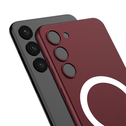 Galaxy S23 Plus Kılıf Wireless Şarj Özellikli Zore Kıpta M-safe Silikon Kapak