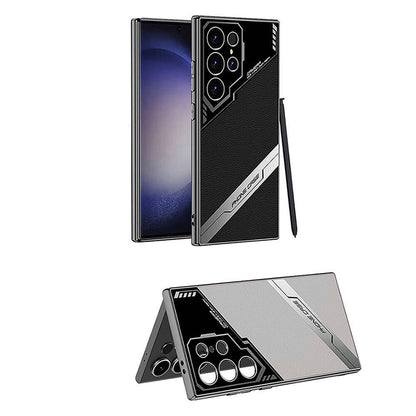 Galaxy S23 Ultra Kılıf Kamera Korumalı Suni Deri Tasarım Zore Yeni Seri Procase Kapak