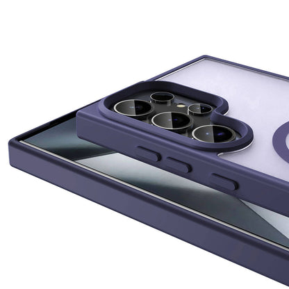 Galaxy S23 Ultra Kılıf M-safe Şarj Özellikli Mat Arka Yüzey Zore Sio Kapak