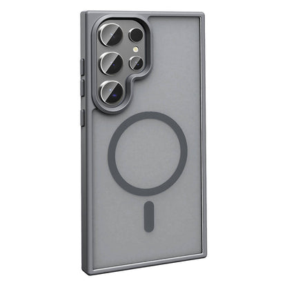 Galaxy S23 Ultra Kılıf M-safe Şarj Özellikli Mat Arka Yüzey Zore Sio Kapak