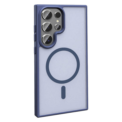 Galaxy S23 Ultra Kılıf M-safe Şarj Özellikli Mat Arka Yüzey Zore Sio Kapak