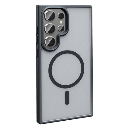 Galaxy S23 Ultra Kılıf M-safe Şarj Özellikli Mat Arka Yüzey Zore Sio Kapak