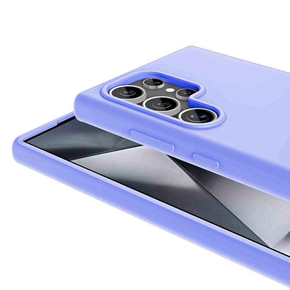 Galaxy S23 Ultra Kılıf M-safe Şarj Özellikli Sıvı Teknolojili Silinebilir Sert Zore Kivi Kapak