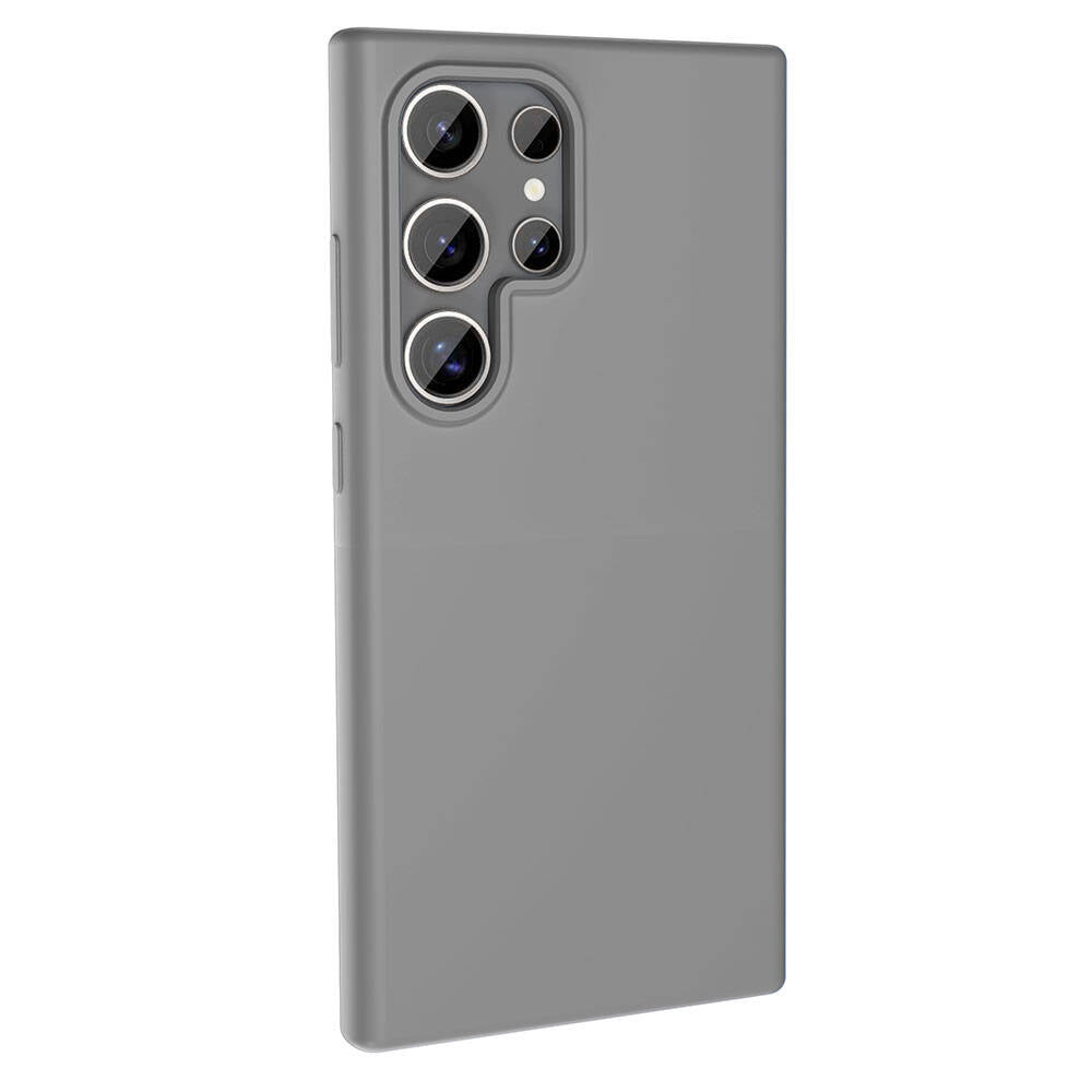 Galaxy S23 Ultra Kılıf M-safe Şarj Özellikli Sıvı Teknolojili Silinebilir Sert Zore Kivi Kapak