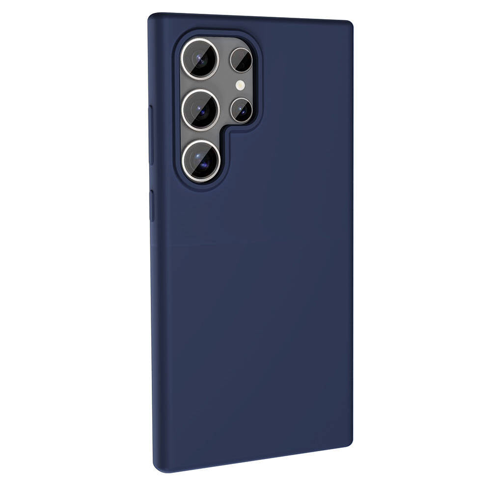 Galaxy S23 Ultra Kılıf M-safe Şarj Özellikli Sıvı Teknolojili Silinebilir Sert Zore Kivi Kapak