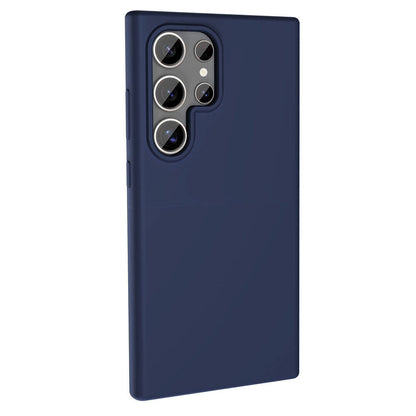 Galaxy S23 Ultra Kılıf M-safe Şarj Özellikli Sıvı Teknolojili Silinebilir Sert Zore Kivi Kapak