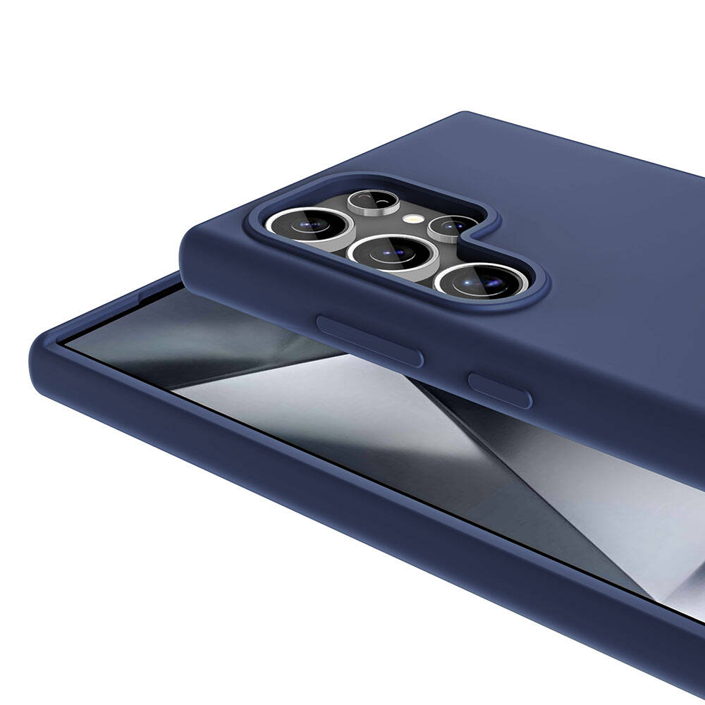 Galaxy S23 Ultra Kılıf M-safe Şarj Özellikli Sıvı Teknolojili Silinebilir Sert Zore Kivi Kapak