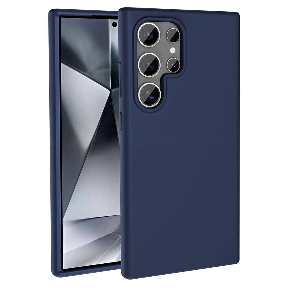 Galaxy S23 Ultra Kılıf M-safe Şarj Özellikli Sıvı Teknolojili Silinebilir Sert Zore Kivi Kapak