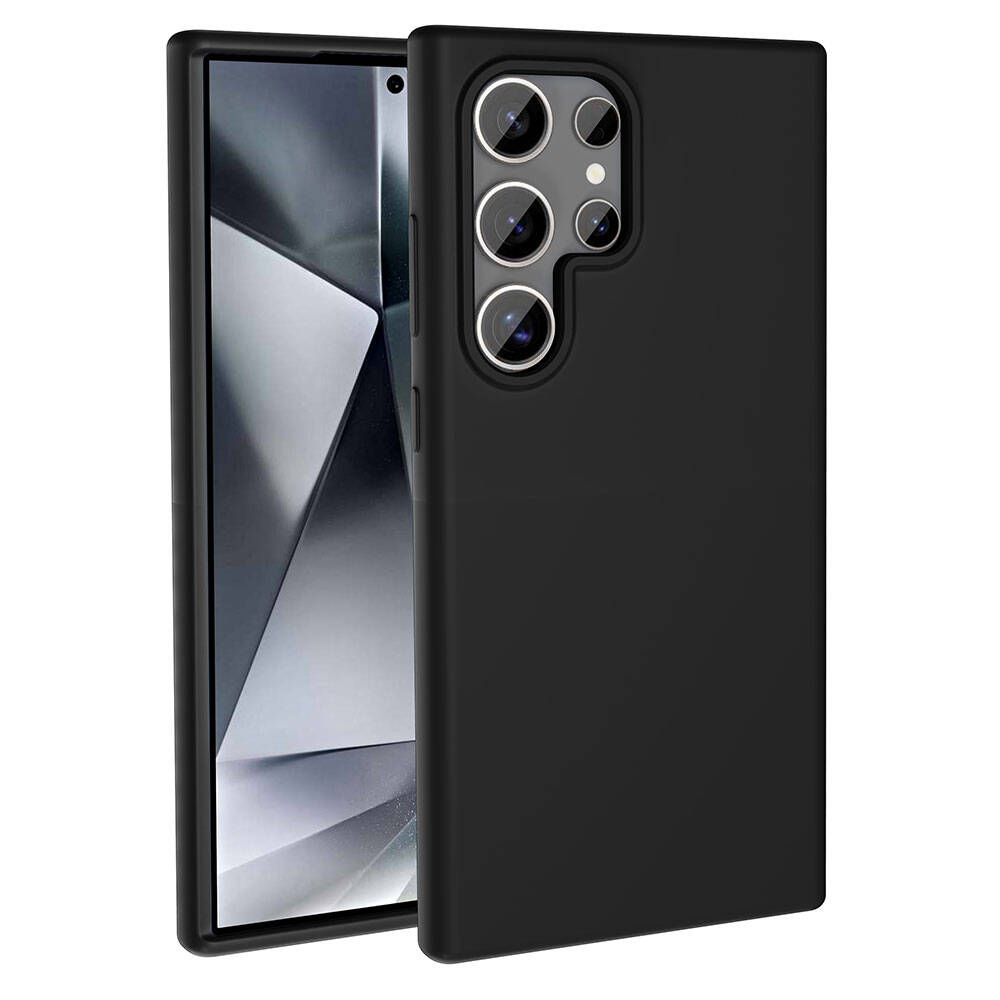 Galaxy S23 Ultra Kılıf M-safe Şarj Özellikli Sıvı Teknolojili Silinebilir Sert Zore Kivi Kapak