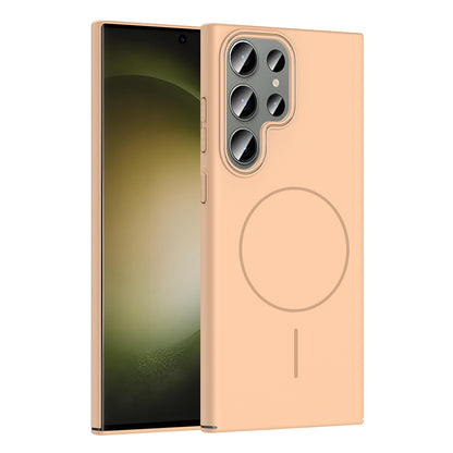 Galaxy S23 Ultra Kılıf M-safe Şarj Özellikli Zore Ruby Sert Kapak