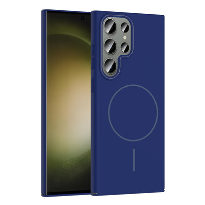 Galaxy S23 Ultra Kılıf M-safe Şarj Özellikli Zore Ruby Sert Kapak