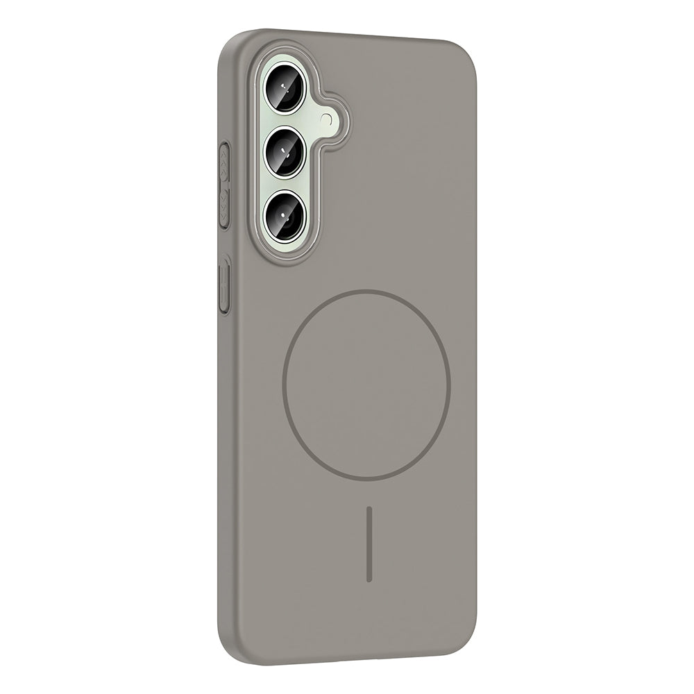 Galaxy S24 FE Kılıf M-safe Şarj Özellikli Zore Ruby Sert Kapak