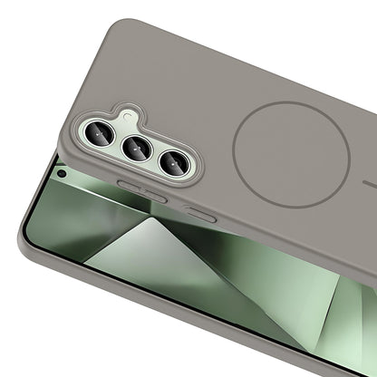 Galaxy S24 FE Kılıf M-safe Şarj Özellikli Zore Ruby Sert Kapak