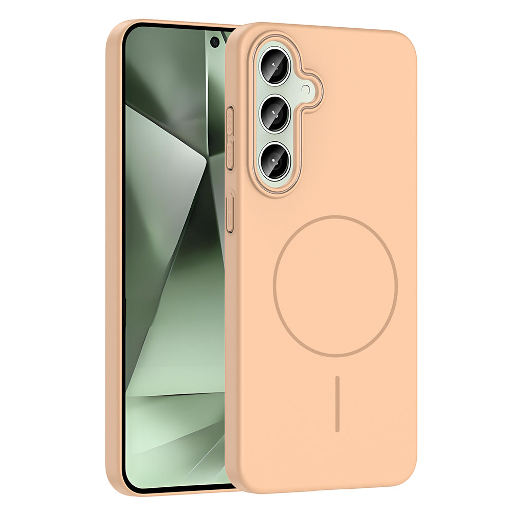 Galaxy S24 FE Kılıf M-safe Şarj Özellikli Zore Ruby Sert Kapak