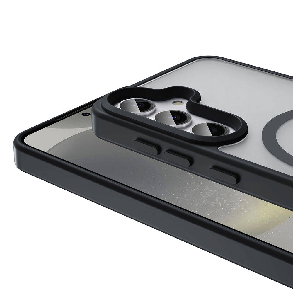 Galaxy S24 Kılıf M-safe Şarj Özellikli Mat Arka Yüzey Zore Sio Kapak