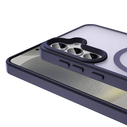 Galaxy S24 Kılıf M-safe Şarj Özellikli Mat Arka Yüzey Zore Sio Kapak