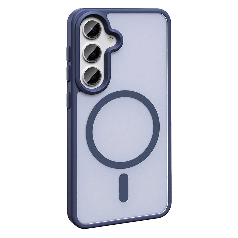 Galaxy S24 Kılıf M-safe Şarj Özellikli Mat Arka Yüzey Zore Sio Kapak