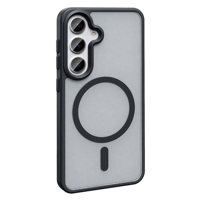 Galaxy S24 Kılıf M-safe Şarj Özellikli Mat Arka Yüzey Zore Sio Kapak