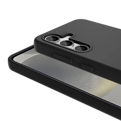 Galaxy S24 Kılıf M-safe Şarj Özellikli Sıvı Teknolojili Silinebilir Sert Zore Kivi Kapak