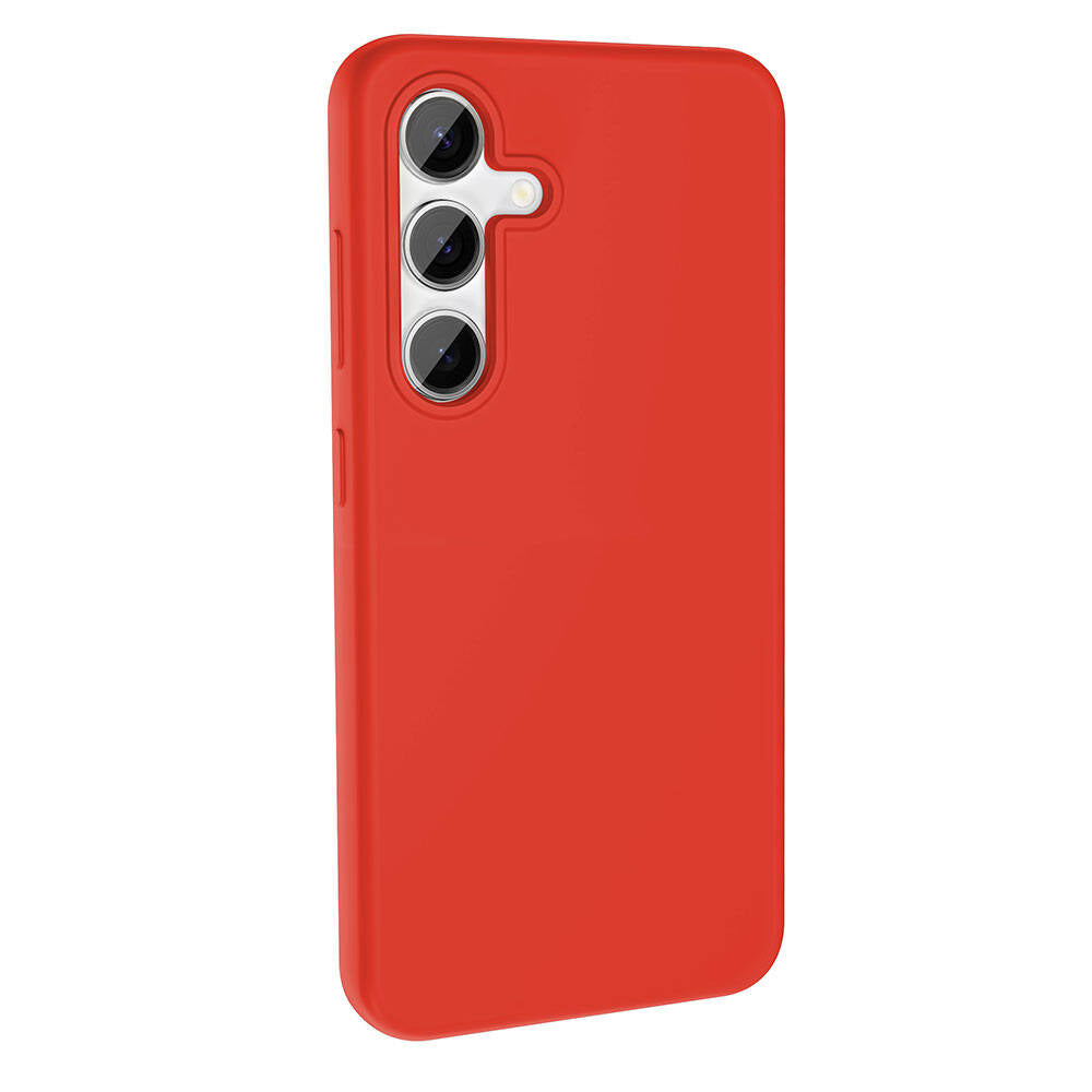 Galaxy S24 Kılıf M-safe Şarj Özellikli Sıvı Teknolojili Silinebilir Sert Zore Kivi Kapak