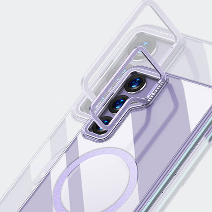 Galaxy S24 Kılıf M-safe Şarj Özellikli Wlons Standlı Efsane Kapak