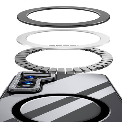 Galaxy S24 Kılıf M-safe Şarj Özellikli Wlons Standlı Efsane Kapak