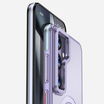 Galaxy S24 Kılıf M-safe Şarj Özellikli Wlons Standlı Efsane Kapak